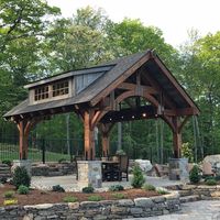 16’x16’ Bald Hill Pavilion #timberframe #pavilion #thebarnyardstore