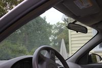 Clean the Inside of Car Windshield.