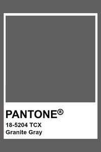 PANTONE 18-5204 TCX Granite Gray