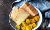 Chiffon cake aux fruits exotiques frais
