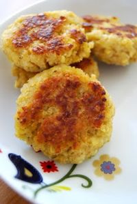 Galettes végétariennes lentilles corail + boulgour