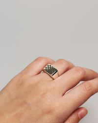 DETAILS Material Sterling Silver Face of the Ring 10 x 13mm Life is a game ain't it. Suitable for daily wear and in shower! CARE For gold plated items, plating will fade over time due to prolong wear. (think: Nail polish! 💅 ) Wipe jewellery clean after wearing and store in airtight container. Polish sterling