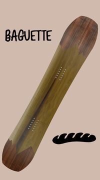 Noyau Frêne/Peuplier, Sandwich Epoxy/Fibre de Verre Chants Bambou, Spatule en Liège, Semelle sintered ultra haute densité, Placage Topsheet Noyer/Tulipier Longueur 151 cm Mensurations 28.8/24.4/27.6 cm Rayon moyen 7.8 m Taper 12 mm Setback 30 mm Programme: All-Mountain