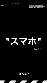 Off-White™WALLPAPER IPHONE 壁紙 18/5/7-11 "スマホ" OFFWHITE オフホワイト android