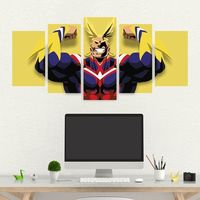 Tenha um parte de todo esse poder protegendo sua casa 😁😁 Quadro mosaico all might 😍 Você também e fã de boku no hero? #allmight #oneforall #bokunoheroacademia #myheroacademiamemes #bokunoheroedit #animes #anime #quadros #quadro #geek #nerd