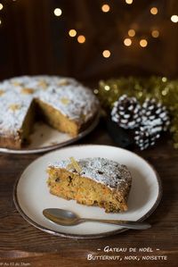 Gâteau de Noël butternut, noix, noisette (made in Gers #25)
