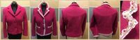 En af mine egne favoritjakker er denne pink fleece jakke. Som iøvrigt er købt i en gebrugsbutik for 40 kr. Da jeg elsker farver og feminine udtryk, fandt jeg en bort med hvidt og pink mønster, der passede perfekt.
