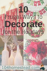 With so many holiday DIYs floating around, decking the halls has never been easier (or cheaper)! Here's a few of my favorite DIY Christmas decor ideas!