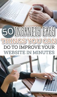Wondering how you can improve your freelance writing site? These simple tasks and hints will help you make subtle changes to your writing site to get more clients, drive more shares, and ultimately make more money. Don't forget to repin this for later!! // make money writing // freelance writing // how to get paid to write // how to find freelance writing clients // setting up a website