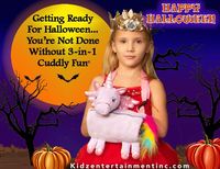 This 3-in-1 Cuddly Fun Muff/Handbag/Plush Unicorn is a multifunctional plushie. A Combination handwarmer, handbag, and plush animal that keeps the little fingers warm while holding the precious valuables.
