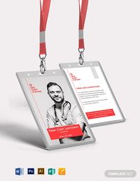 Medical Alert ID Card Template