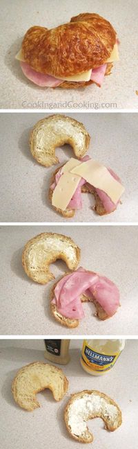 Ham and Cheese Croissants Recipe