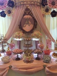Mesa de Dulces estilo princesa