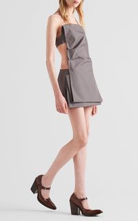 Strapless Gabardine Mini Dress By Prada | Moda Operandi