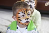 Jungle party activity..FACE painting!! Adorable!