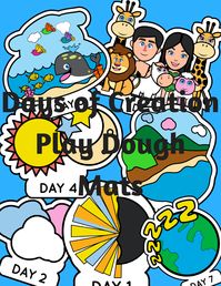 Days of Creation Play Dough Mats