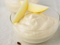 Découvrez la recette de la mousse pommes-bananes