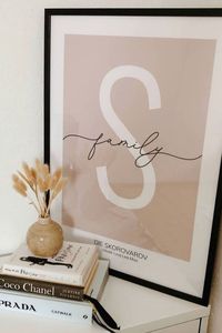 Das ‚My Letter Poster' ist das perfekte Familienposter für euer zu Hause. Durch die Personalisierung ist es ganz individuell zu gestalten.
