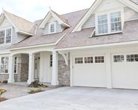 shaker farmhouse exterior #modernfarmhouse #homeexterior #homebuild #buildinspiration #home #farmhouse #modern