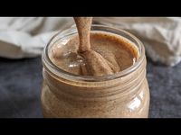 1 ingrédient ! Recette beurre d'amandes ! Super facile ! - YouTube