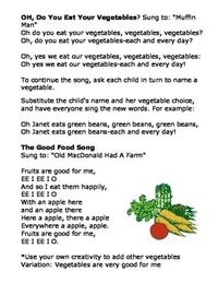 Fruit and Vegetable Songs
