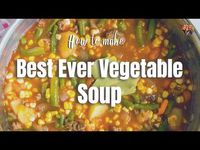This Homemade Vegetable Beef Soup uses garden fresh veggies for a healthy and hearty dinner the family will love. Only 1 hour of cook time too!