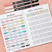 Thanks @lauras_lettering for the color swatches! ✏Stationery weekly sale🔥 like brush pens, marking pens🖍 and pencil cases👝 for just fraction of price🛒💨🏃♀️. Visit ALotMall.com👇 Tags: #penswatch #tombowswatch #brushswatch