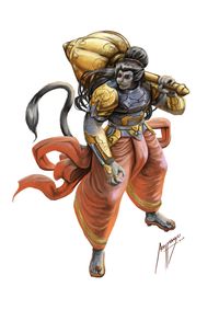 ArtStation - Hanuman Ji, Abhimanyu Artbot