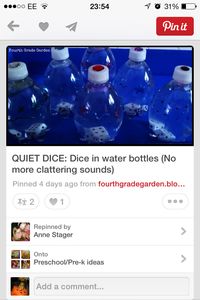 Dice in a bottle