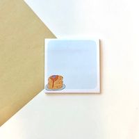 Excited to share this item from my #etsy shop: Kawaii Pancake 3x3 sticky notes, cute pancake post its, breakfast memo pad, cute pancake stationery, kawaii student supplies, pancake memo #handmadepostits #bulletjournal #cutekawaiipostits #pancakenotepad #pancakememocute