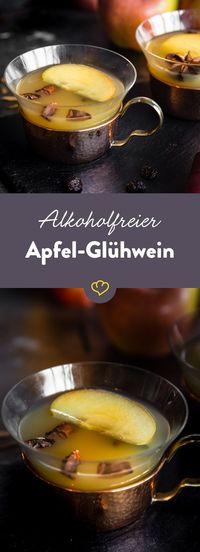 Hier muss niemand auf Weihnachtsmarktfeeling verzichten, denn mit diesem Apfel-Glühwein hast du eine köstliche alkoholfreie Alternative zum Original.