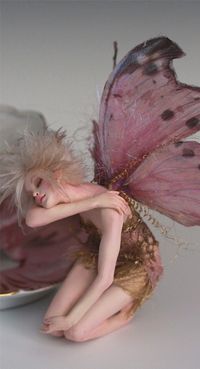 Tired Tinkerbell A Tea Cup Faerie OOAK by Nicole West | eBay