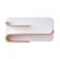 Etagère M - Bois/Métal Blanc Rafa Kids pour chambre enfant - Les Enfants du Design