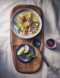 Une soupe complète, délicieusement relevée et pimentée.