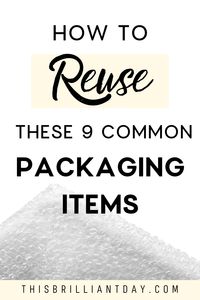 Even if we try to have sustainable buying habits, we don't always have control over the packaging our purchases come in. I put together this blog post of ways to reuse common packaging items including lip balm tubes, rubber bands and bubble wrap! With these tips, we can extend the lives of our packaging as a useful resource, and minimise our footprint on the planet. #sustainability #sustainableliving #packaging #reduceplastic #environment