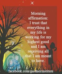 Morning affirmation with AWE app. Download for free now at https://itunes.apple.com/app/id969960040