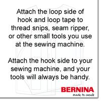 Do you ever lose track of those little sewing tools by your sewing machine? #SewingTip #BERNINAtip