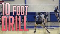 The “10-foot drill” is a favorite in the Arizona State gym. Coach Stevie Mussie uses it to inspire her players to compete hard for the ball. Watch as she demonstrates the basic drill along with a few variations. Download the description and diagram for this drill - DOWNLOAD DRILL HERE #volleyball #volleyballdefense #volleyballdiggingdrills
