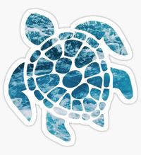 Ocean Sea Turtle Pegatina