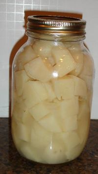 Home canned potatoes