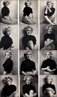 A collage of Ms Marilyn Monroe images ...