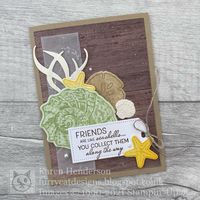 The blog hop theme is Splish, Splash so I’ve combined elements from the Friends are like Seashells Bundle to make a fun card – techniques used include stamping, embossing and die cutting. Come along on the Stamping Inkspirations blog hop to find more cards with a Splish, Splash theme. #stampinginkspirationsbloghop #friendsarelikeseashells #stampinupuk #cardmaking #makeacardsendacard