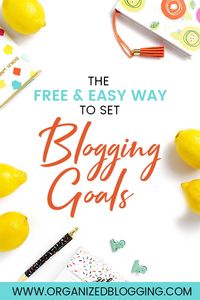 Setting goals as a blogger should be the cornerstone of your business plan. They help determine your day-to-day and keep you focused to increase productivity. Learn my super easy method for setting blogging goals so you can easily take your blog to the next level! I'm sharing my best blogging tips so you can have your best 2019 yet. Make sure to pin this blogging inspiration for later! #bloggingtips #blogger #howtoblog #blog