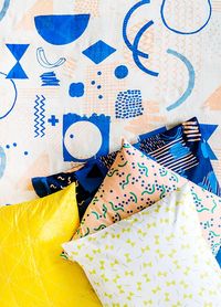Arro Home Sketchbook Throw, Sketchbook Floor Cushion, Bowties Cushion, Microscope Cushion