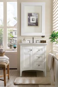 30" Palisades Bright White Single Sink Bathroom Vanity – VANITIES EXPO