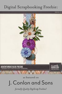 Adventurous cluster freebie from Aimee Harrison Designs