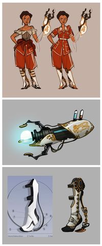 Steampunk Portal redesign by Claire Hummel Heck yeah this looks great!