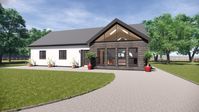 Three bedroom contemporary bungalow design ‘The Pembridge’ combines modern open-plan living with a well-thought-out layout and generous entertaining space. Click the link to find out more.