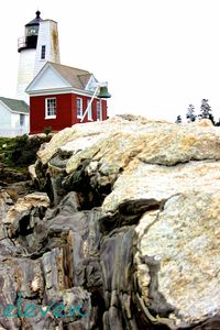 pemaquid point lighthouse, bristol, maine, new england, nautical, maritime, rocky coast, midcoast maine, photography, fine art print by elevenphotography on Etsy