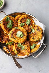 Curried Sweet Potato and Chickpea Patties - Cupful of Kale